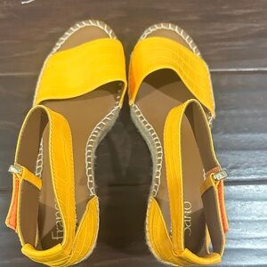 Franco Sarto Bright Marigold Espadrille Sandals